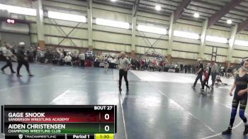 90 lbs Cons. Round 2 - Aiden Christensen, Champions Wrestling Club vs Gage Snook, Sanderson Wrestling Academy