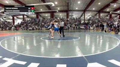 100 lbs Quarterfinal - Kaydyn Brooks, Centennial vs Micah Norris, Reed