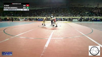 140 lbs Round Of 16 - Jj Cole, Westmoore Wresting vs Slayter Underhill, Mustang Middle School