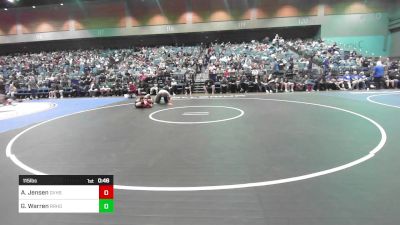 115 lbs Consi Of 16 #1 - Arlie Jensen, Grantsville vs Grace Warren, Rio Rancho