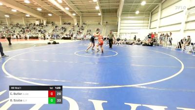 220 lbs Rr Rnd 1 - Coby Butler, Claws Ohio Red vs Ben Szuba, Elite NJ HS Red