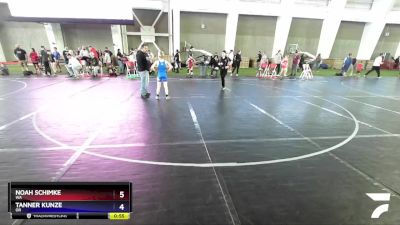 84 lbs Quarterfinal - Noah Schimke, WA vs Tanner Kunze, OR