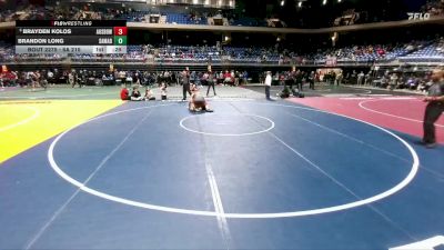 6A 215 lbs Cons. Round 2 - Brayden Kolos, Austin Bowie vs Brandon Long, San Antonio Madison