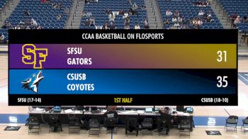 Replay: SF State vs CSUSB | Feb 22 @ 3 PM