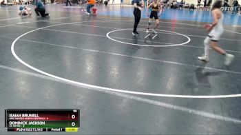 95 lbs Quarterfinals (8 Team) - Dominick Jackson, St. Peter vs Isaiah Brunell, UNC (United North Central)