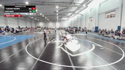 165 lbs Champ. Round 2 - Colton Thorpe, Wilkes vs Jake Rudy, Scranton