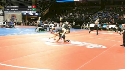 132 Class 3 lbs Champ. Round 1 - Alex Wieberg, Helias Catholic vs Trey Strong, Festus