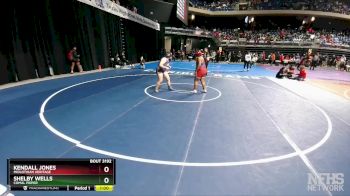 5A 235 lbs Cons. Round 1 - Shelby Wells, Comal Pieper vs Kendall Jones, Midlothian Heritage