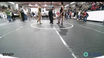 135 lbs Rr Rnd 1 - HollyJo Fansler, Verdigris Youth Wrestling vs Shiann Collom, Tiger Trained Wrestling