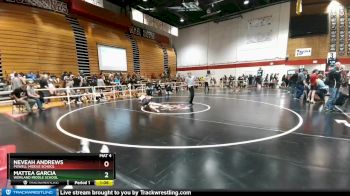81-87 lbs Round 3 - Neveah Andrews, Powell Middle School vs Mattea Garcia, Worland Middle School