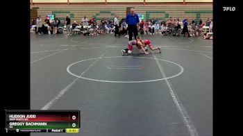 68 lbs Semifinal - Greggy Bachmann, GA vs Hudson Judd, Deep Roots WC