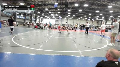 135 lbs Rr Rnd 2 - Maxton Mazzoni, TDWC Maniacs Orange - MS vs Tavarius Briar, Gold Standard Wrestling - MS