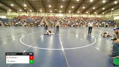 67 lbs Cons. Round 2 - Ben Jones, Fremont Wrestling Club vs Zachary De Hoyos, Sons Of Atlas Wrestling Club