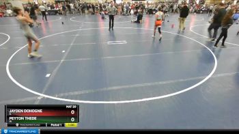 125 lbs Cons. Round 1 - Jayden Dohogne, IL vs Peyton Thede, IA