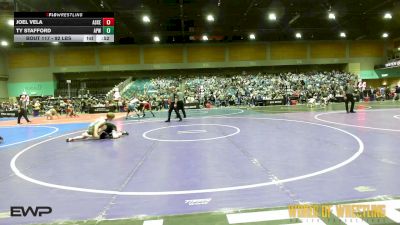 92 lbs Consi Of 8 #1 - Joel Vela, Askeo International Matclub vs Ty Stafford, All-Phase Wrestling