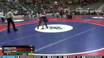 185 lbs Cons. Semi - Alissa Castro, Fayetteville vs D`Mysha James, Sylvan Hills