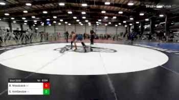 132 lbs Consolation - Brock Woodcock, MO vs Spencer VonSavoye, CA