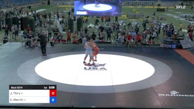 220 lbs 3rd Place - Jared Thiry, Iowa vs Coby Merrill, California