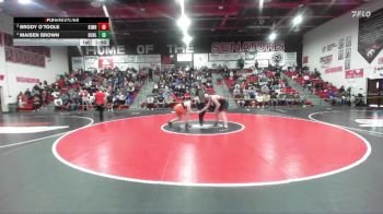 165 lbs Cons. Semi - Maisen Brown, Buhl vs Brody O`Toole, Kimberly