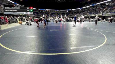 103 lbs Consy 4 - Isabella Martinez, Valley vs Angelina Rowe, Girard