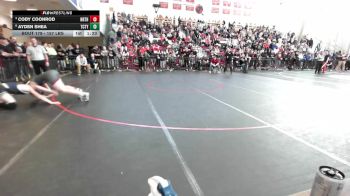 157 lbs Quarterfinal - Cody Coonrod, Northbridge vs Ayden Shea, Tri-County