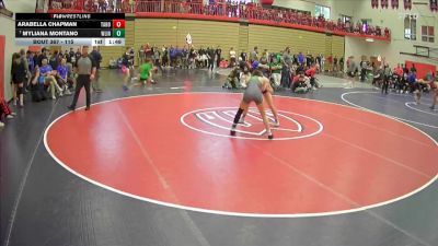 115 lbs Quarterfinal - Myliana Montano, West Linn vs Arabella Chapman, Tahoma