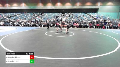 157 lbs Semifinal - AARON GANDARA, Southern Oregon vs Alex Ramirez, UNATT-Grand View