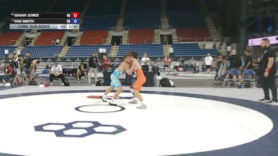 126 lbs Cons. Sub-semis - Isaiah Jones, Oklahoma vs Van Smith, Oklahoma