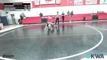 70-75 lbs Rr Rnd 4 - Cole Schiltz, Verdigris Youth Wrestling vs Mason Gerdes, Verdigris Youth Wrestling