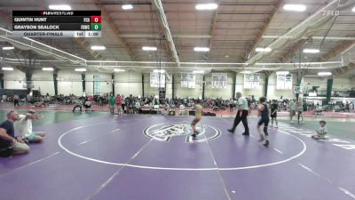 93 lbs Quarterfinal - Quintin Hunt, FCA Wrestling vs Grayson Sealock, Front Royal Wrestling Club