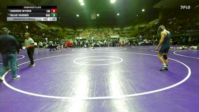 138 lbs Quarterfinal - Andrew Myers, Liberty vs Silas Varner, Bakersfield