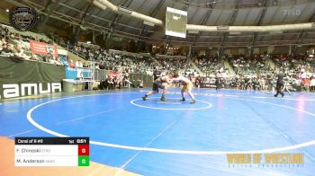 160 lbs Consi Of 8 #2 - Frank Chinoski, Stronghold Wrestling Club vs Malachi Anderson, Dakota Boyz Wrestling Club