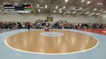 150 lbs Champ. Round 1 - Noah Weyers, Centauri vs Prestyn Baca, Cleveland