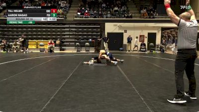 141 lbs Round Of 16 - Till Helms, Gardner-Webb vs Aaron Nagao, Penn State