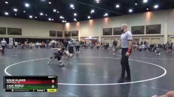 80 lbs Finals (2 Team) - Kolin Klaver, Iowa Gold vs Cade Riddle, Alabama Elite