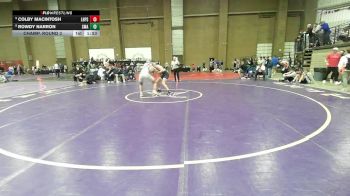 150 lbs Champ. Round 3 - Colby Macintosh, Lake Highland Prep vs Rowdy Narron, St. Michael The Archangel