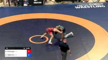 79 lbs Rr Rnd 1 - Alex Dieringer, Titan Mercury Wrestling Club (TMWC) vs Zahid Valencia, Sunkist Kids Wrestling Club