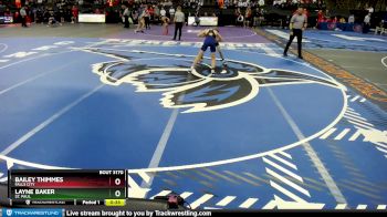 Cons. Round 1 - Layne Baker, St. Paul vs Bailey Thimmes, Falls City