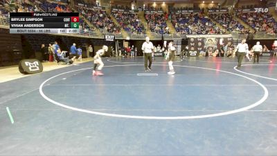 94 lbs Round Of 16 - Brylee Simpson, Central Greene vs Vivian Anderson, Mt. Lebanon