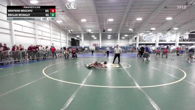 56 lbs Quarterfinal - Grayson Brucato, Gps Wc vs Declan McNally, Killingly