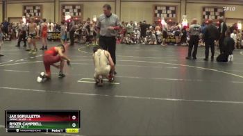 96 lbs Round 1 (6 Team) - Jax Sgrulletta, SVRWC Silver vs Ryker Campbell, Ride Out WC