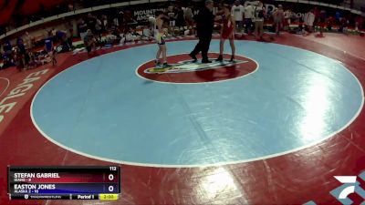 112 lbs Round 3 (8 Team) - Stefan Gabriel, Idaho vs Easton Jones, Alaska 2