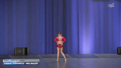 Dance Dynamics - Mia Bailey [2026 Tiny - Solo - Jazz] 2026 NDA All-Star National Championship
