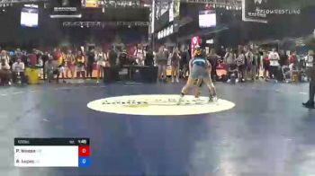 122 lbs Consi Of 8 #1 - Payton Weese, Missouri vs Adrianna Lopez, Colorado