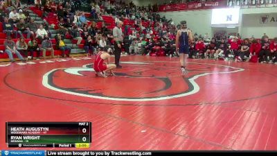 113 lbs 2nd Wrestleback (8 Team) - Heath Augustyn, Woodward Academy vs Ryan Wright, Newnan