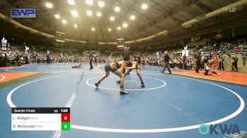 92 lbs Quarterfinal - Lane Dodgen, Wesley Wrestling Club vs Rex McDonald, Team Tulsa Wrestling Club