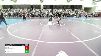 63-M lbs Consi Of 32 #2 - Max Moyer, The Hunt Wrestling Club vs Grayson Hunt, Pennridge K-8