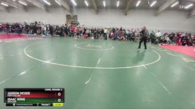 144 lbs Cons. Round 2 - Isaac Wing, Boulder vs Jaxson McGee, Fort Collins