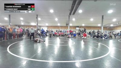56 lbs Consi Of 8 #2 - Karter Rosemier, Canisteo vs Connor Shay, Towanda