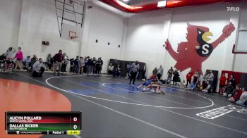 102 lbs 5th Place Match - Dallas Ricker, South Gibson vs Alicyn Pollard, North Vermillion